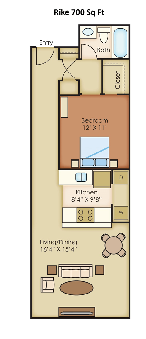 500 East Third Street 1-3 Beds Apartment for Rent - Photo Gallery 23